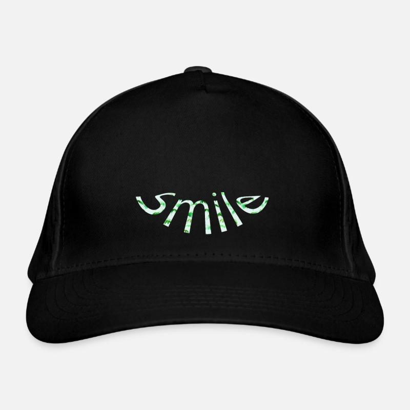 Smile White - Casquette classique bio - noir