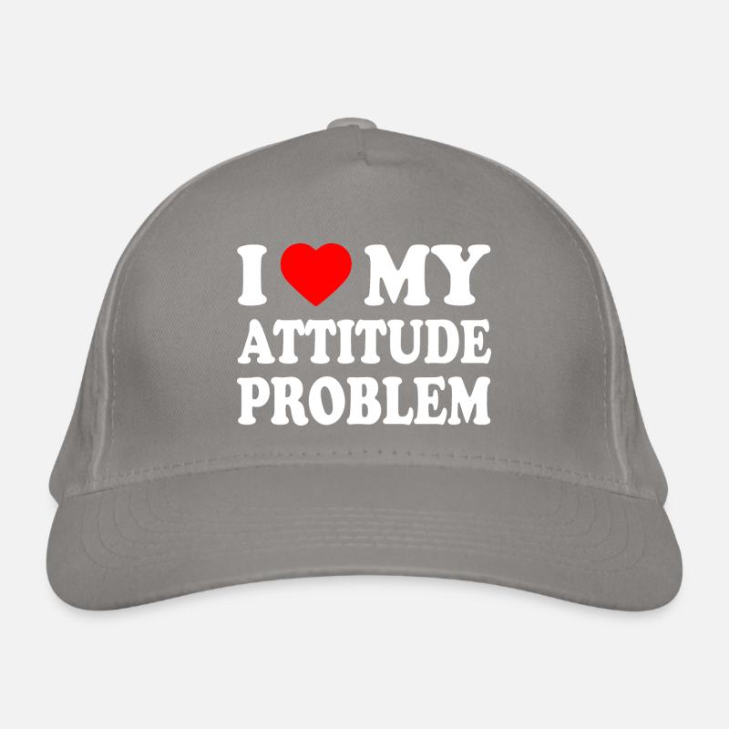 i love my attitude problem Bio-Baseballkappe