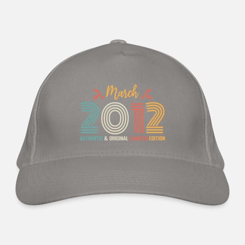 Mars 2012 anniversaire Mars 2012 rétro Casquette classique bio