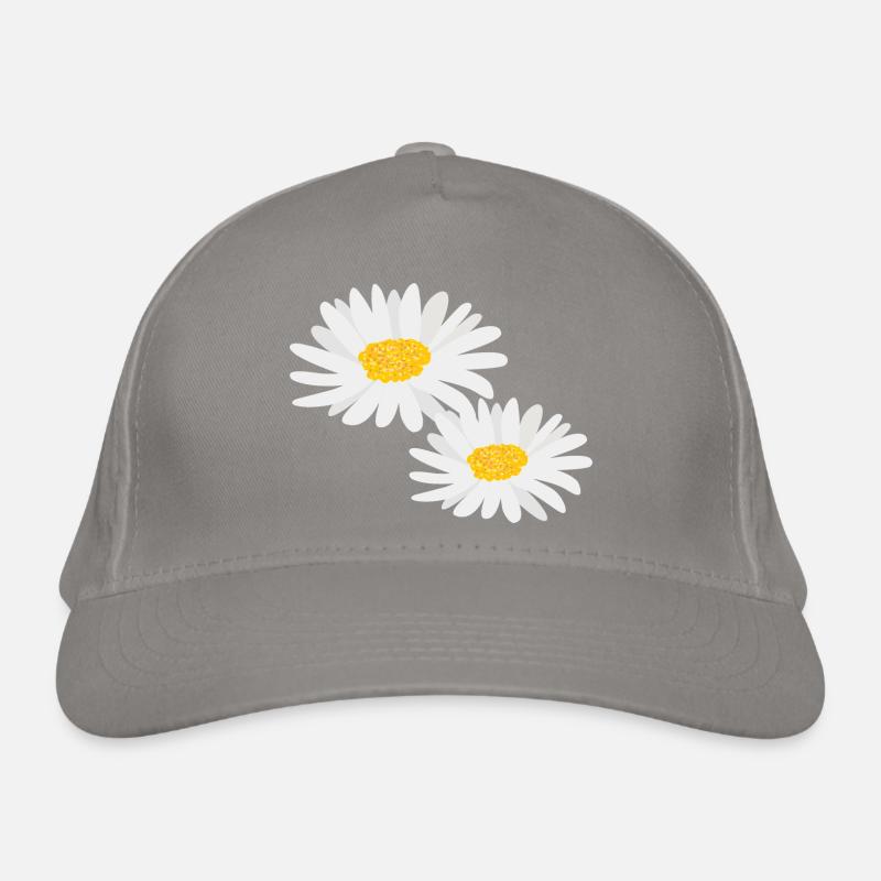 Blume Gänseblümchen Bio-Baseballkappe