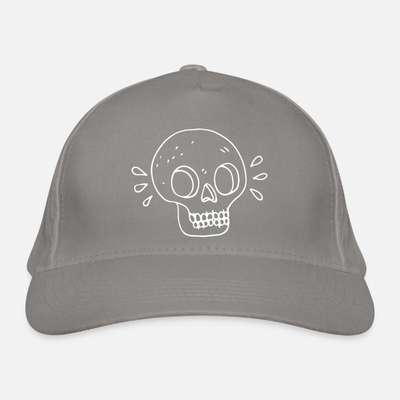 skull Organic Baseball Cap
