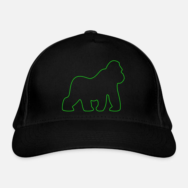 Gorilla, Silverback, Monkey, Monkey, Gorillas, Organic Baseball Cap