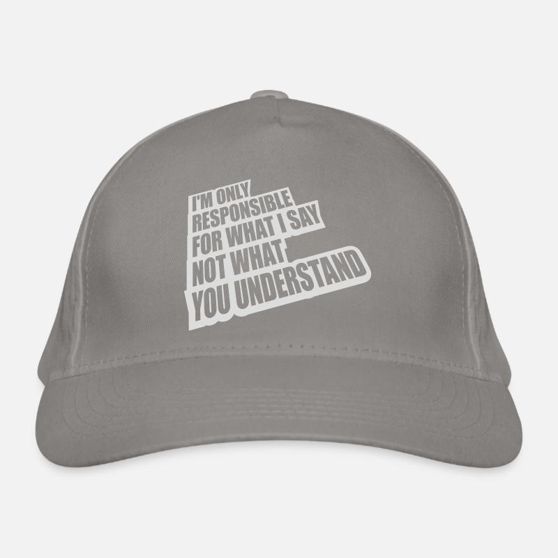 ce que je dis citation Casquette classique bio