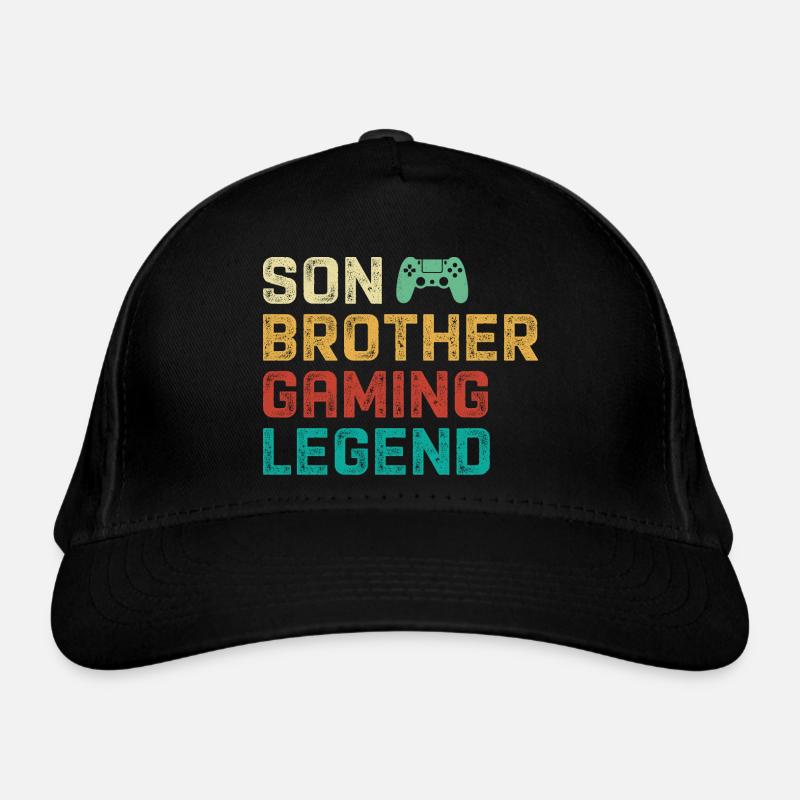 3 Son brother gaming legend Bio-Baseballkappe