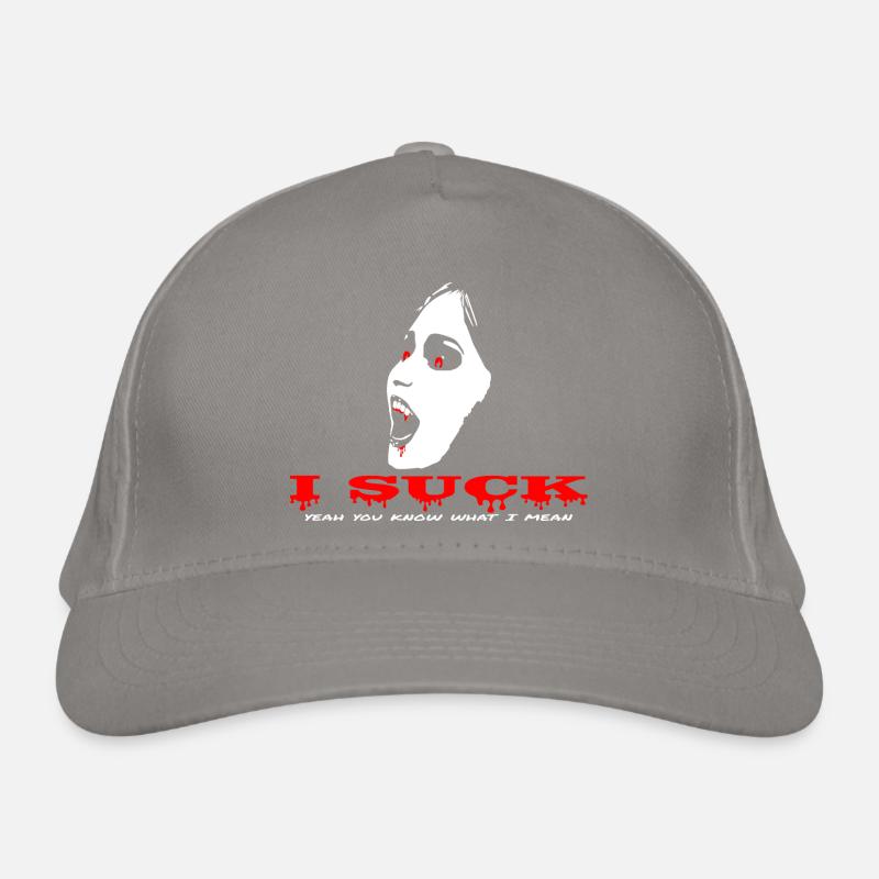 I Suck vampire's fun Organic Baseball Cap