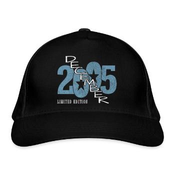 December 2005 - Organic Baseball Cap - black - Front