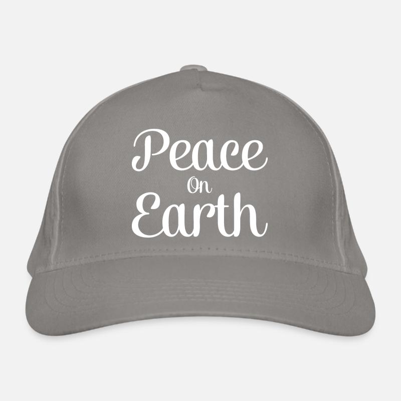 Create Peace on Earth Organic Baseball Cap