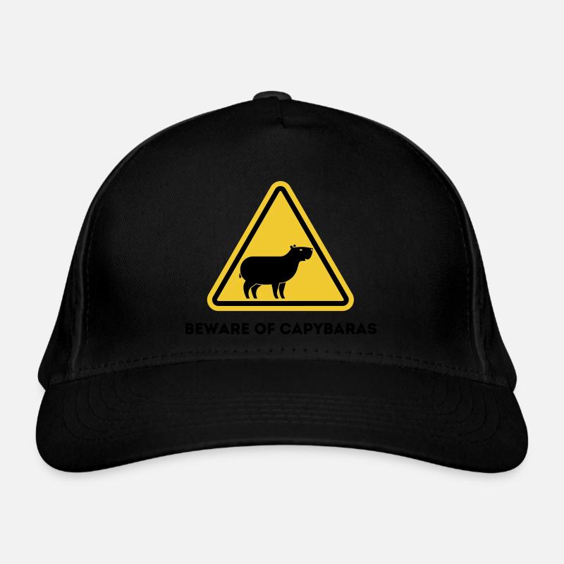 Méfiez-vous des capybaras Casquette classique bio