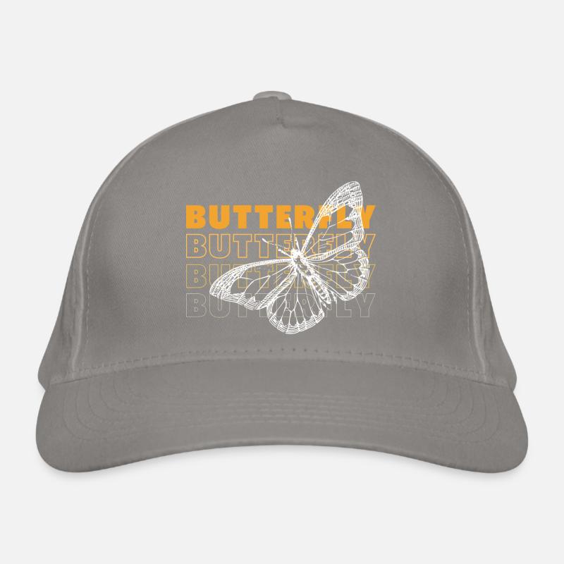 Butterfly Schmetterling Bio-Baseballkappe