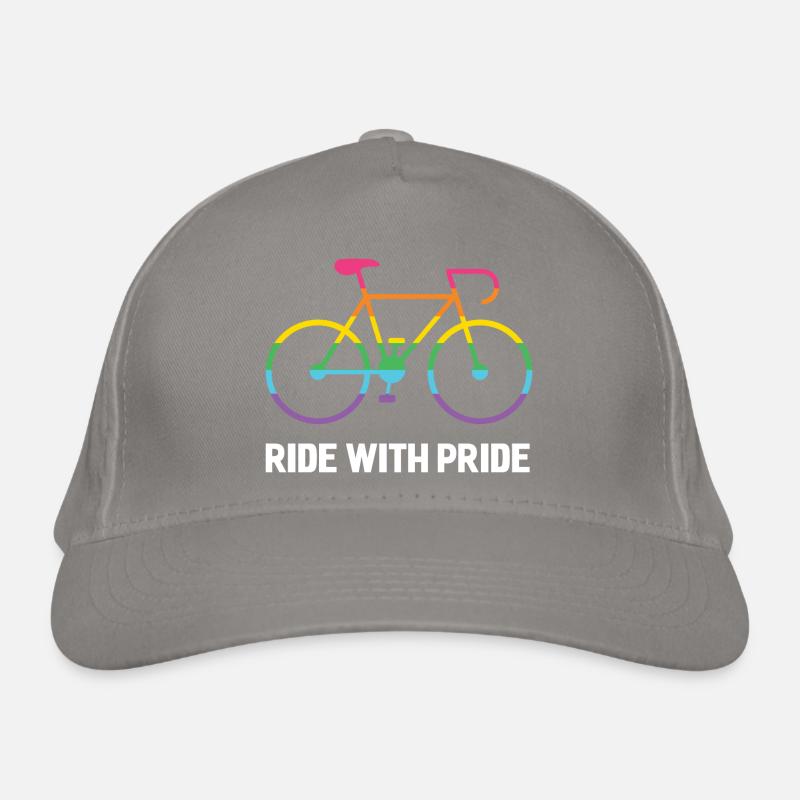 LGBTQ Cyclist - Ride With Pride Organic Baseball Cap