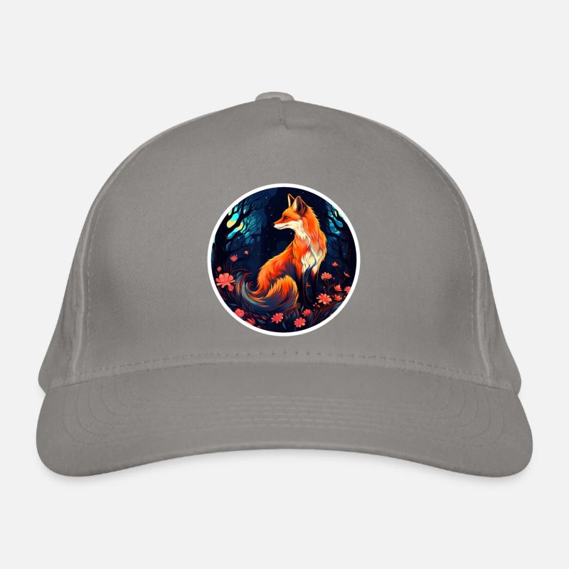 Pack animals: foxes, foxes, forest dwellers, forest animals Organic Baseball Cap