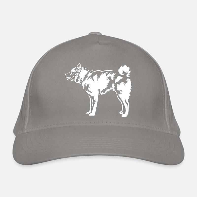 Norwegian Elkhound "Black Edition" Organic Baseball Cap