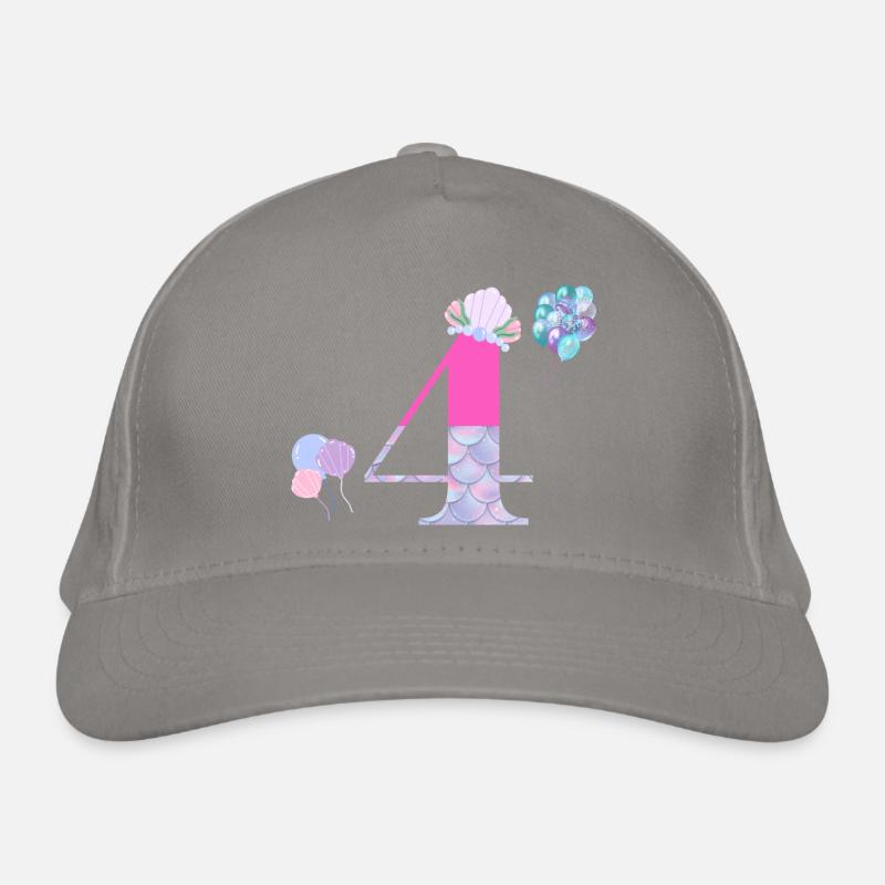 4e anniversaire sirène Casquette classique bio
