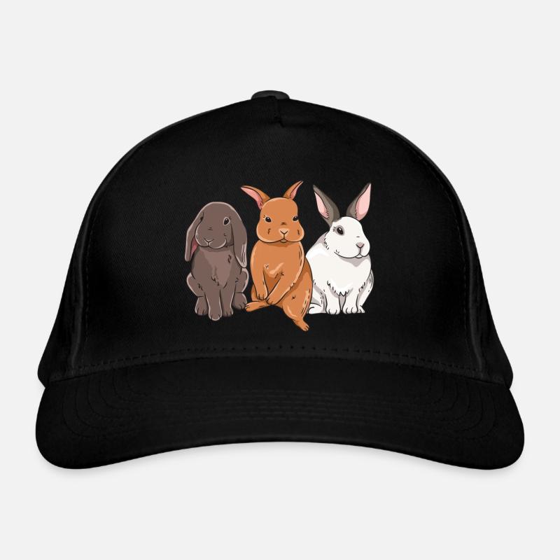 Cute rabbit design for bunny owners Organic Baseball Cap