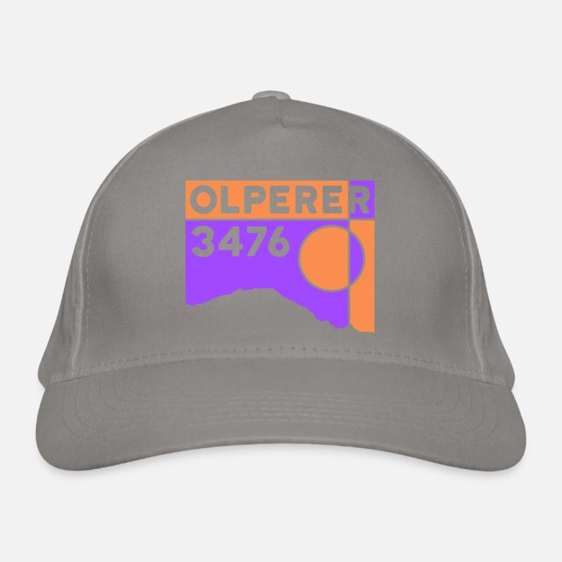 Olperer North Ridge Bridge Crossing Hike Organic Baseball Cap