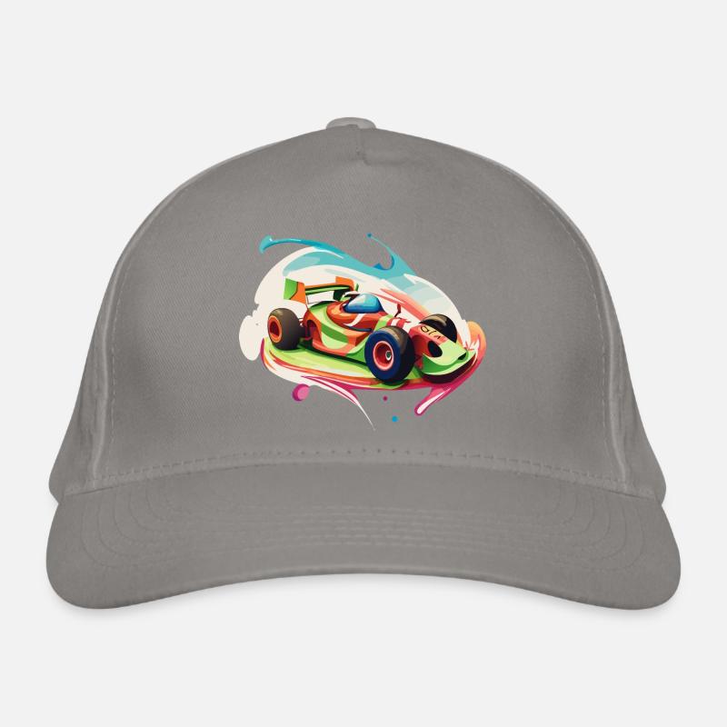 Voiture de course de bonbons Casquette classique bio