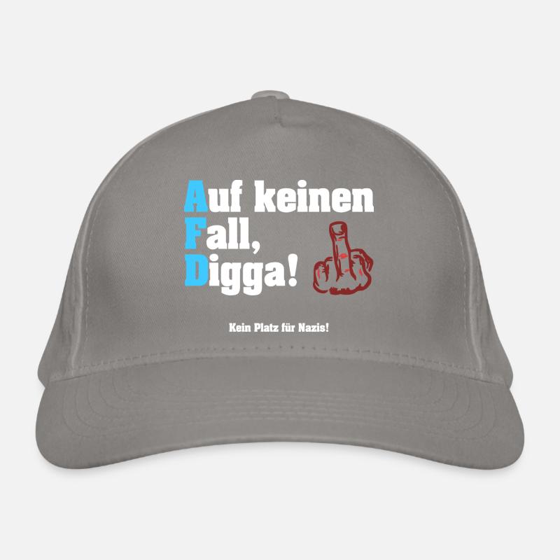 Auf keinen Fall Digga! - Anti-AfD Bio-Baseballkappe
