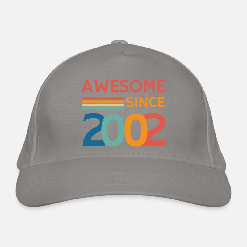 Awesome since 2002 Organic Baseball Cap