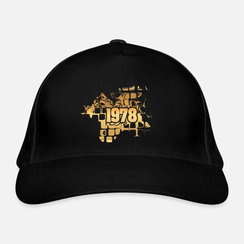 Gold 1978 Organic Baseball Cap