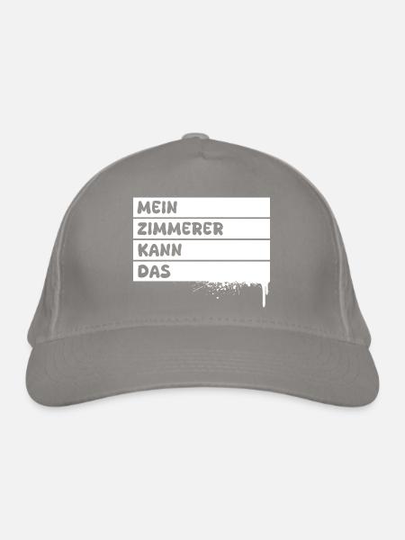 Charpentier - Casquette classique bio - gris clair - Devant