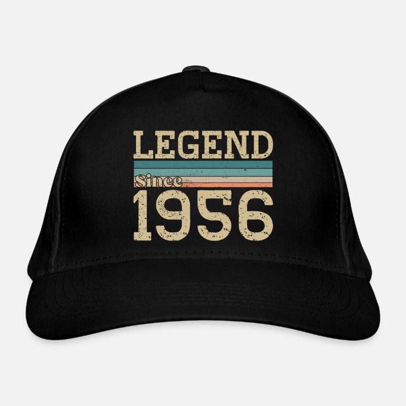 Legende seit 1956 Jubiläum 1956 Vintage Bio-Baseballkappe