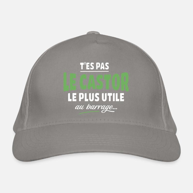 Tes pas le castor le plus utile Casquette classique bio