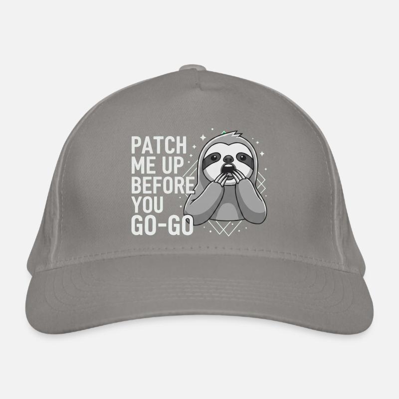 Patch Me Up Cyber Security Faultier Bio-Baseballkappe