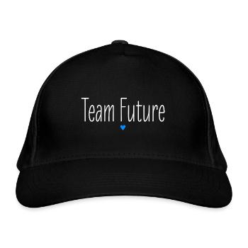 Future, Optimism, Team Future, Partner Look - Organic Baseball Cap - black - Front