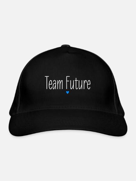 Future, Optimism, Team Future, Partner Look - Organic Baseball Cap - black - Front