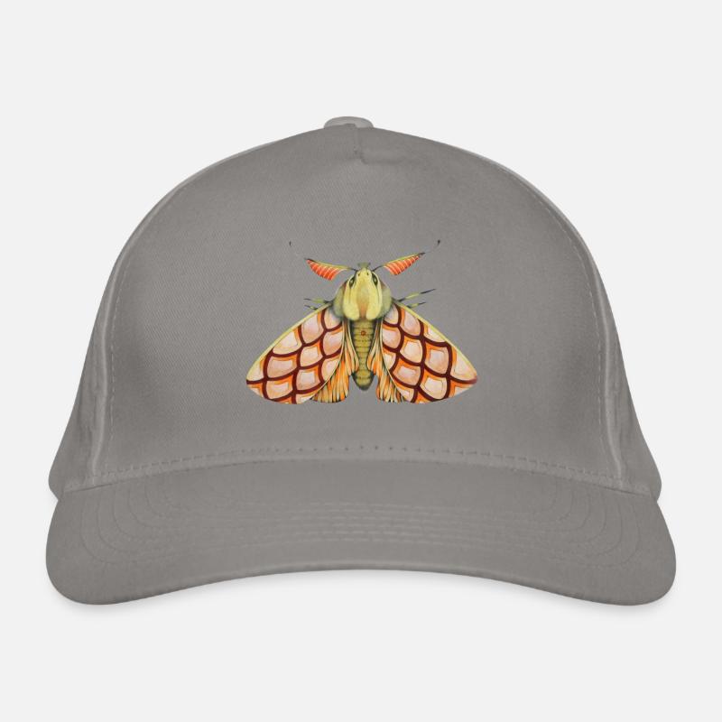 Moth rose Organic Baseball Cap