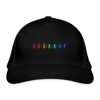 Chemise AF végétalienne - Casquette classique bio - noir - Devant