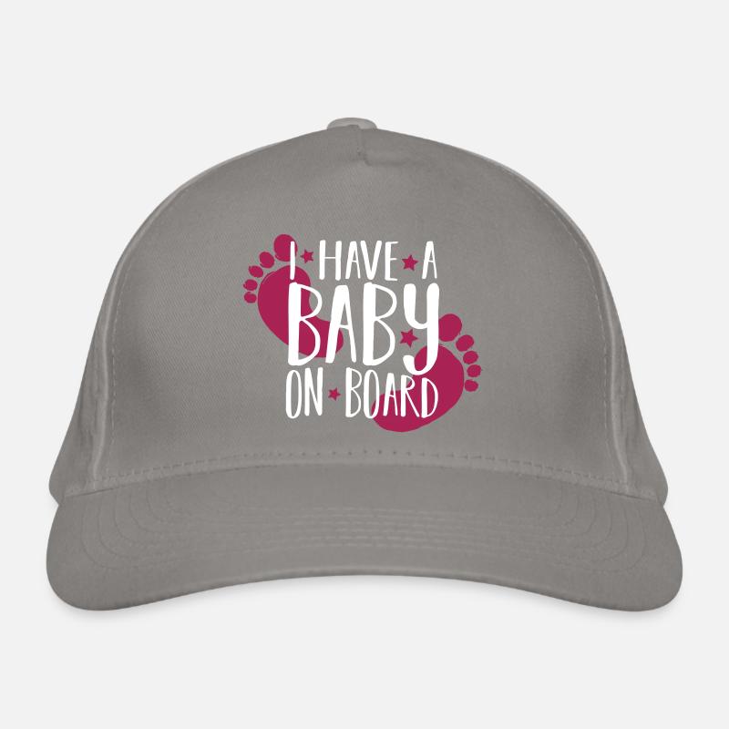 Bébé à bord Casquette classique bio