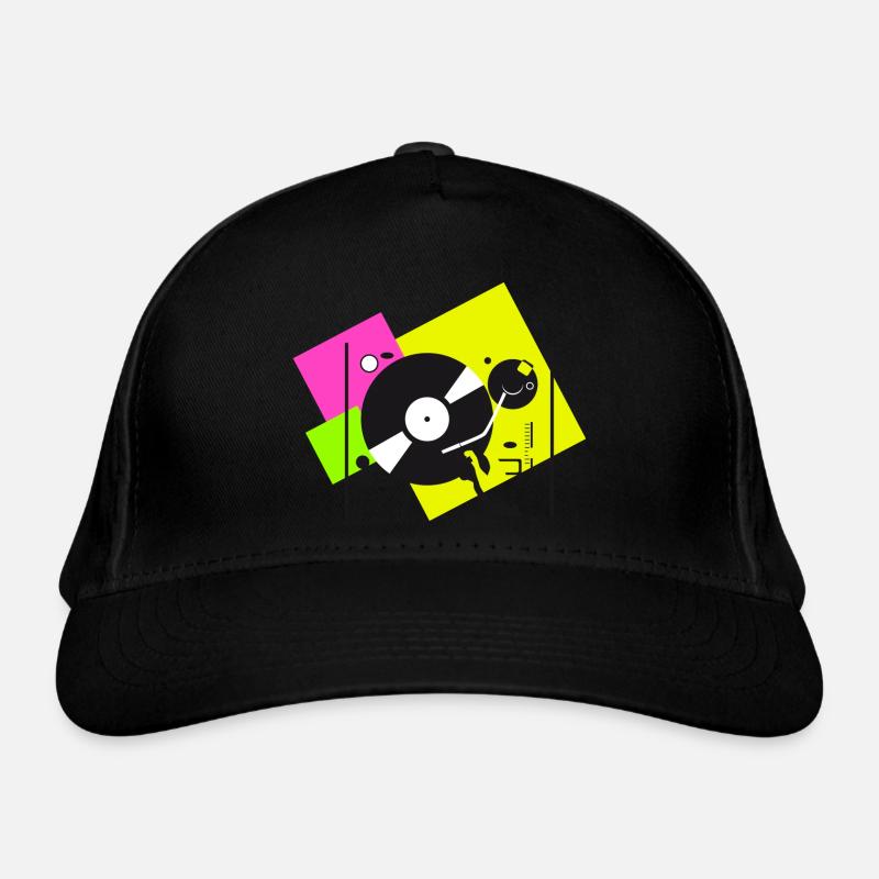 colorful turntables3 Bio-Baseballkappe