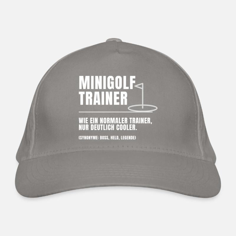 Minigolf Trainer Definition Bio-Baseballkappe