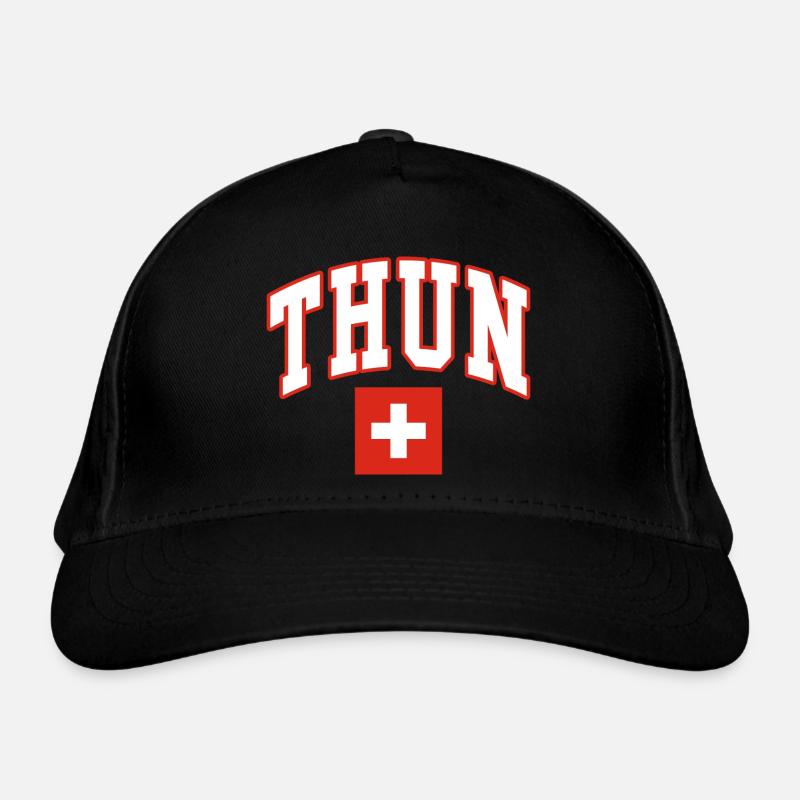 Thun schweiz flagge Bio-Baseballkappe