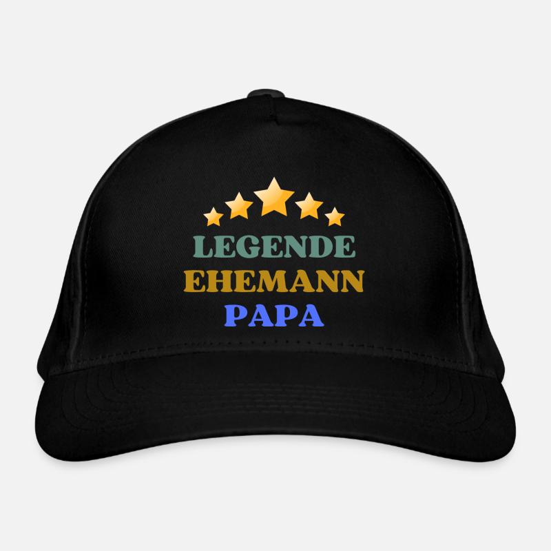 Legende Ehemann Papa Bio-Baseballkappe