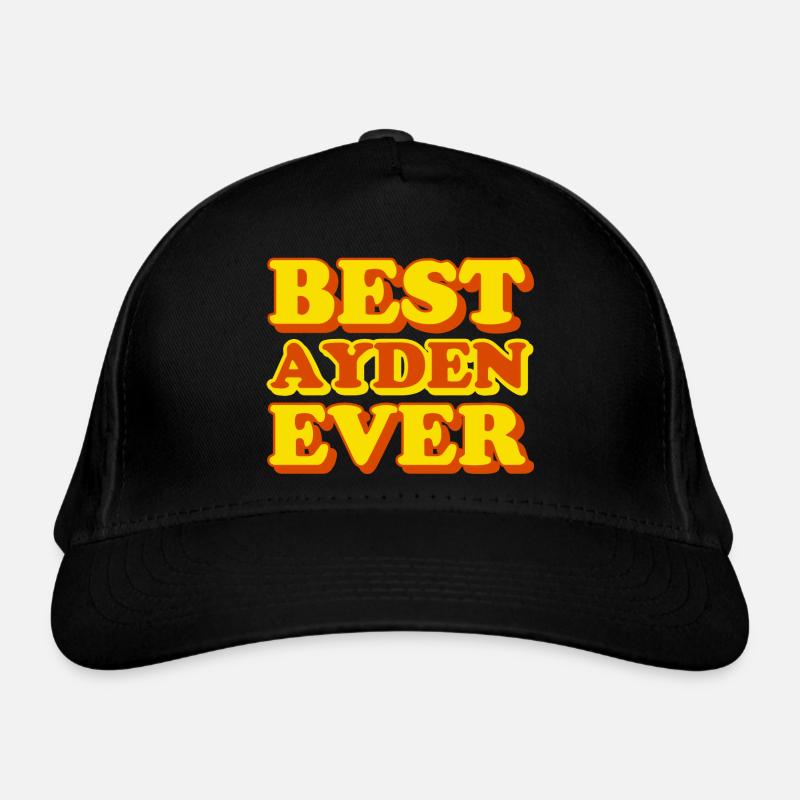 Ayden First Name Funny Gift Organic Baseball Cap