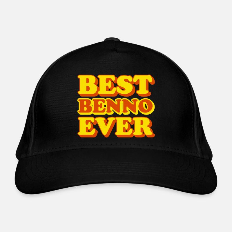 Benno First Name Funny Gift Organic Baseball Cap