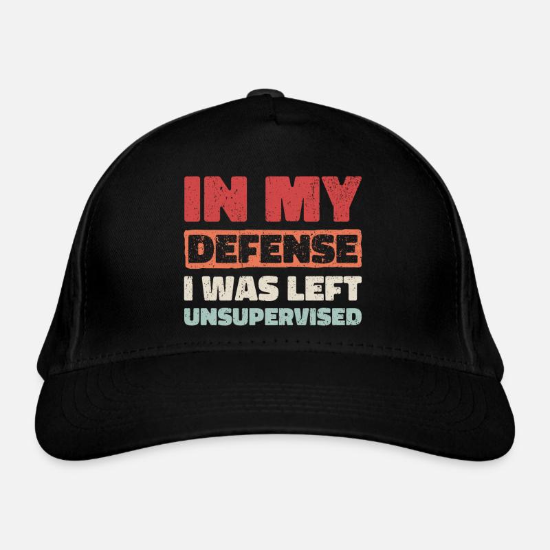 In My Defense I Was Left Unsupervised Bio-Baseballkappe