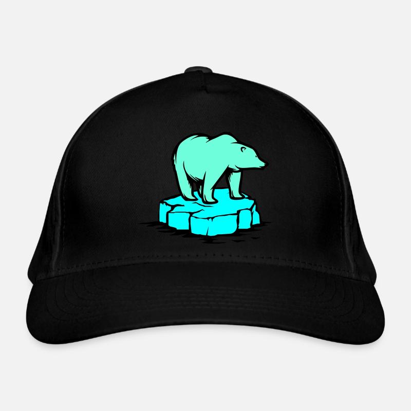 polar bear Organic Baseball Cap
