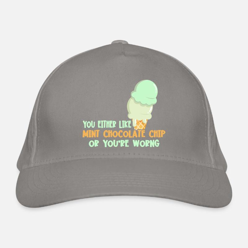 Entweder Du Magst Mint Chocolate Chip Oder Du Bio-Baseballkappe