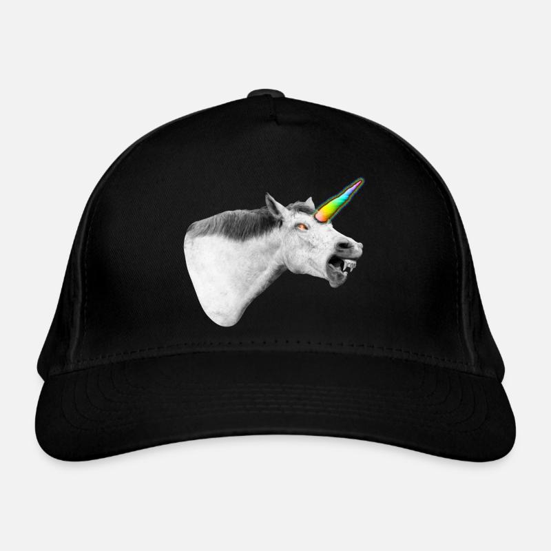Dein innerer Einhorn-Dämon brüllt Bio-Baseballkappe