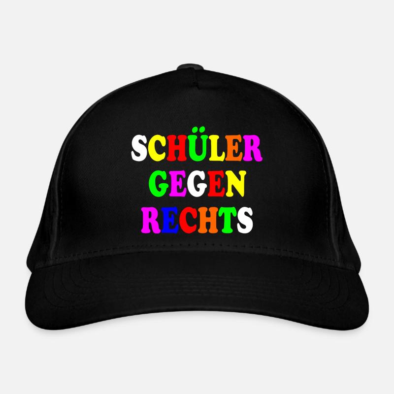 Schüler gegen rechts Bio-Baseballkappe