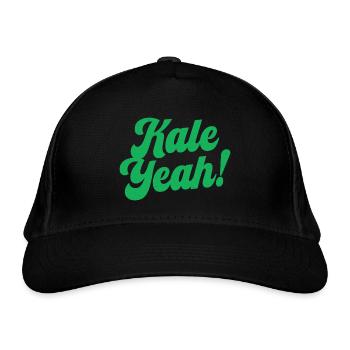 Kale Yeah - Organic Baseball Cap - black - Front