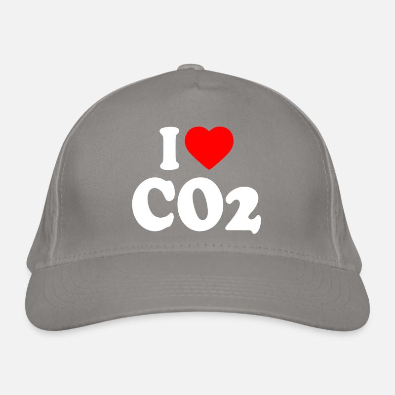 I love co2 Organic Baseball Cap