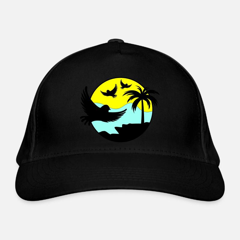 Oiseaux de paradis 02 Casquette classique bio