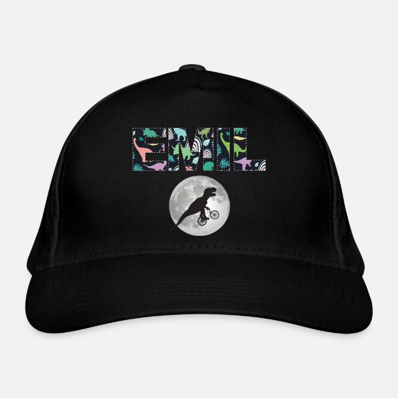 EMIL - Beau prénom de garçon avec dinosaure Casquette classique bio