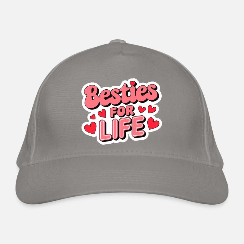 Beste Freunde fürs Leben Galentine's Day 2026 Bio-Baseballkappe