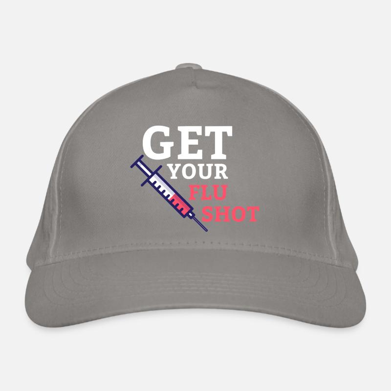 Faites-vous vacciner contre la grippe Aidant Casquette classique bio