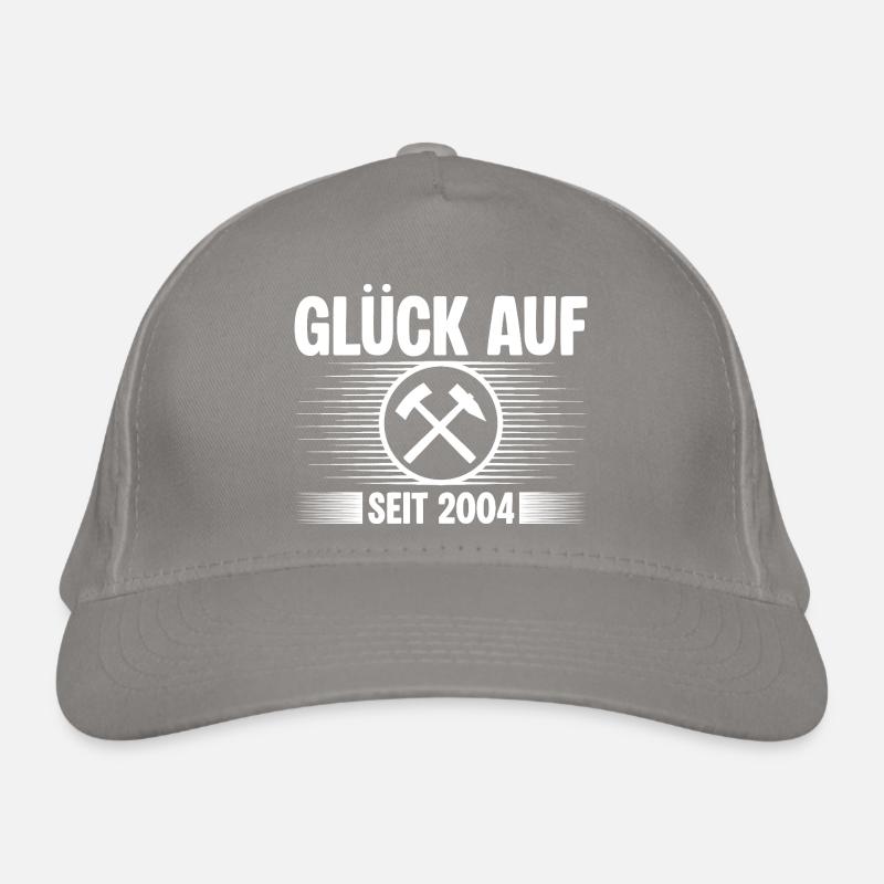 Glueck auf seit 2004 Bio-Baseballkappe